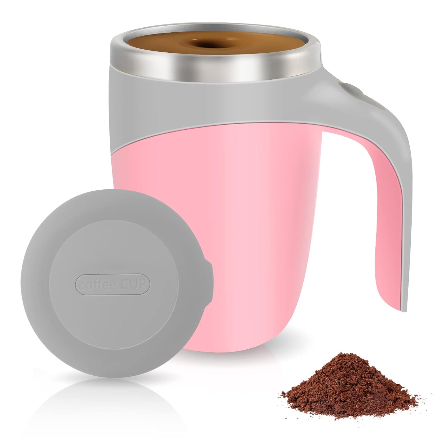 SkyShopy Automatic Magnetic Stirring Coffee Mug, Rotating Home Office Travel Mixing Cup,Funny Electric Stainless Steel Self Mixing Coffee Tumbler, Suitable for Coffee, Milk, Cocoa and Other Beverages (Multicoloured) SkyShopy Automatic Magnetic Stirring Coffee Mug, Rotating Home Office Travel Mixing Cup,Funny Electric Stainless Steel Self Mixing Coffee Tumbler, Suitable for Coffee, Milk, Cocoa and Other Beverages (Multicoloured)